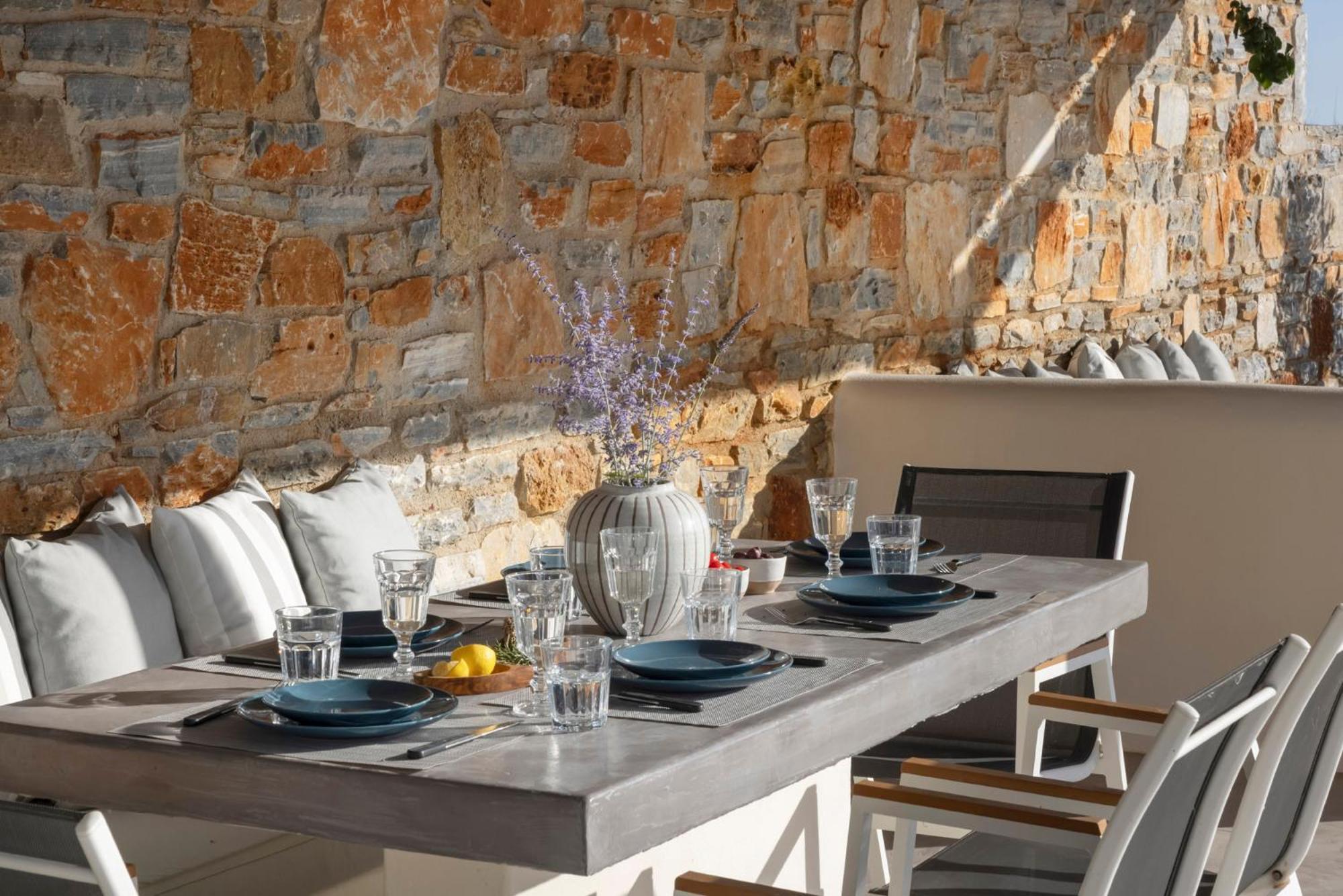 Villa Dione, Private Pool & Seaview By Naxos Dunes Kastrákion エクステリア 写真